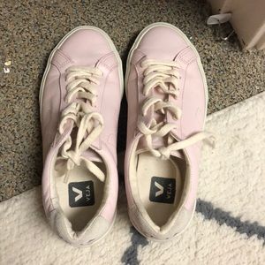 Veja Light Pink Tennis Shoes